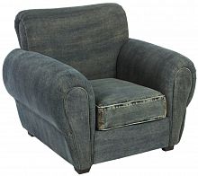 кресло san francisco denim armchair серое в Нижнем Новгороде