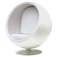 кресло eero ball chair белое в Нижнем Новгороде