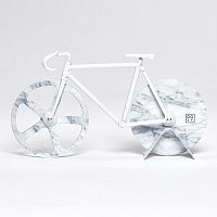 нож для пиццы из нержавеющей стали the fixie, белый мрамор в Нижнем Новгороде