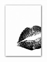 постер kiss а4 (черный) в Нижнем Новгороде