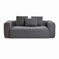 диван blok sofa 2 темно-серый от la forma (ex julia grup) в Нижнем Новгороде