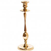 подсвечник золотой металлический, 33 см в Нижнем Новгороде