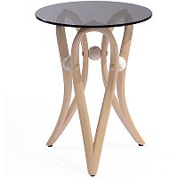 подставка под цветы apriori v каркас: осветлённая берёза, столешница: стекло тонированное в Нижнем Новгороде