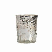 подсвечник стеклянный с золотым узором kevin, 10 см в Нижнем Новгороде