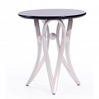 подставка под цветы apriori v каркас: берёза/белый глянец, столешница: стекло тонированное в Нижнем Новгороде