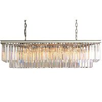 люстра odeon l120 серая(металлик), прозрачное стекло в Нижнем Новгороде